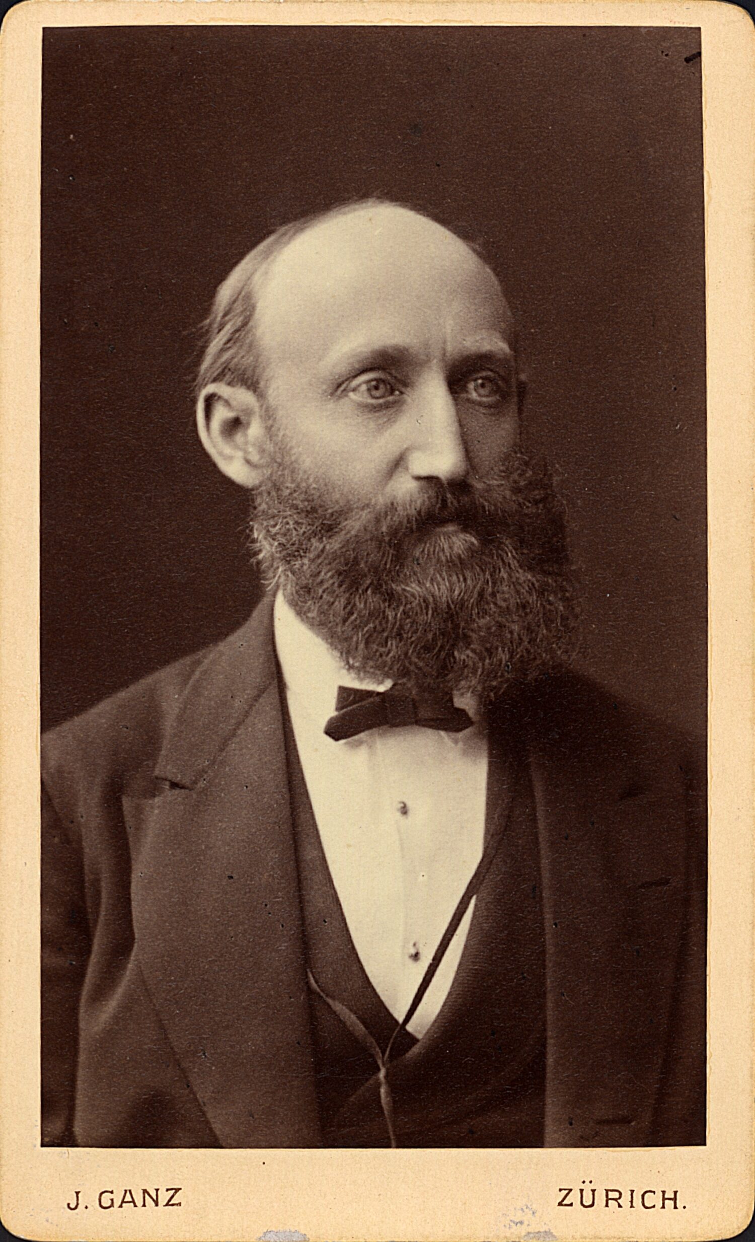 Adolf Kraemer, ca. 1886. (Bild: Johannes Ganz. ETH-Bibliothek Zürich, Bildarchiv)
